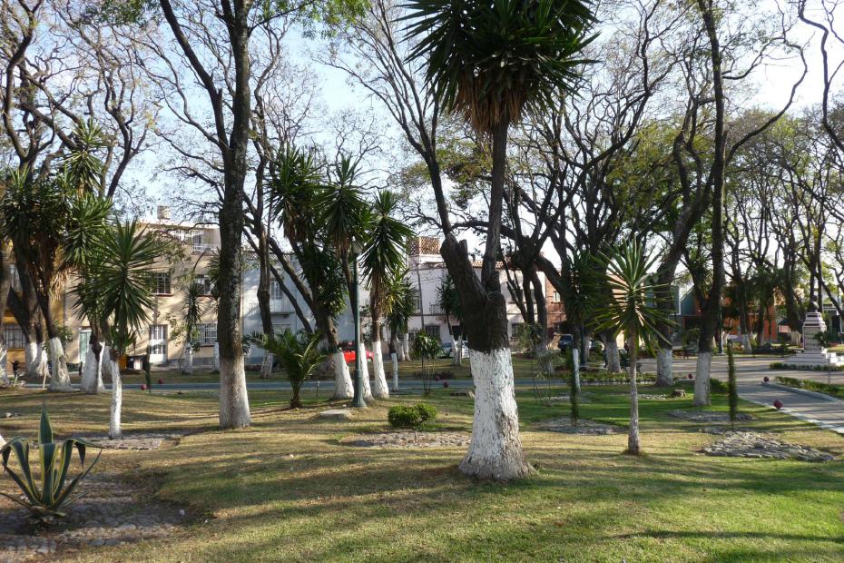 Mexiko: Park in Puebla