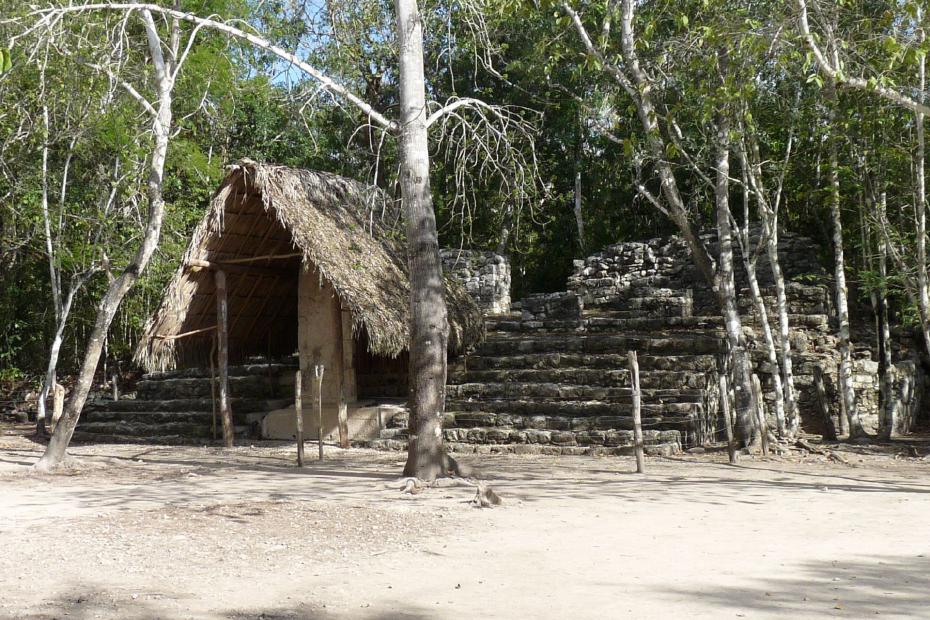 Mexiko: Der Tempel des Nohoch Mul in Coba