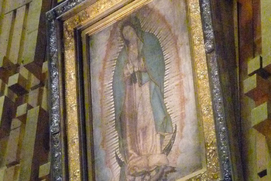 Mexiko: Mantel des San Juan Diego in Guadalupe