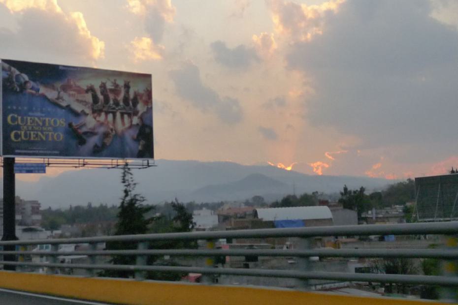 Mexiko: Sonnenuntergang in Mexiko-Stadt