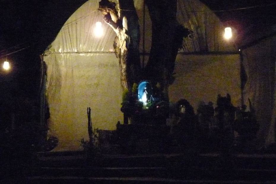 Mexiko: Detailansicht einer kleinen Kapelle