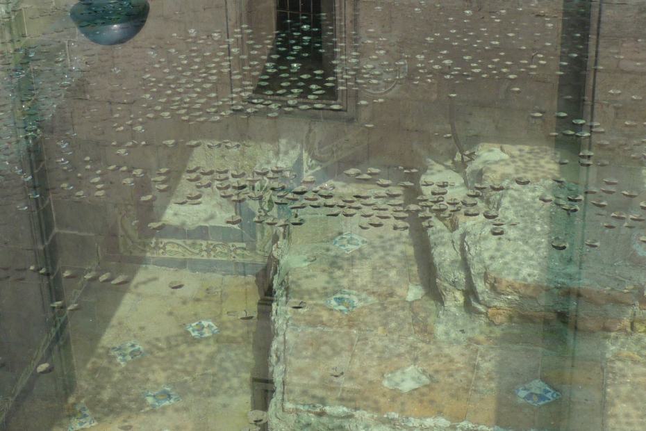Mexiko: Überreste des Templo Mayor unter Glas