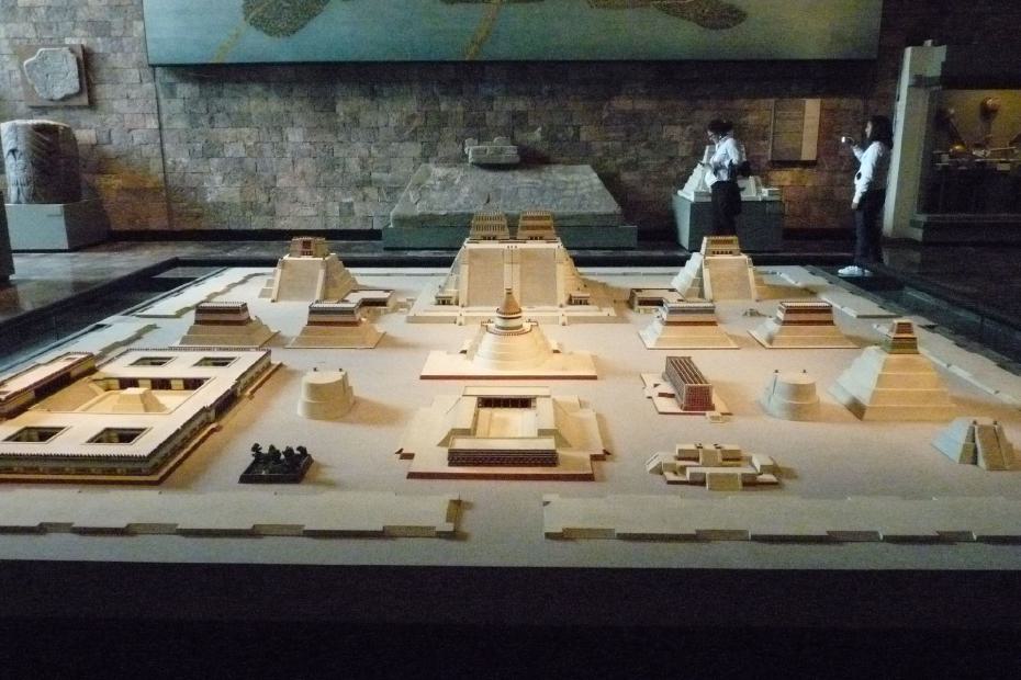 Mexiko: Model von Tenochtitlan