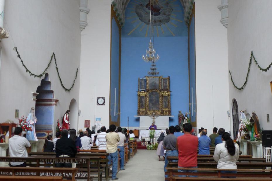 Mexiko: Der Chor der Klosterkirche