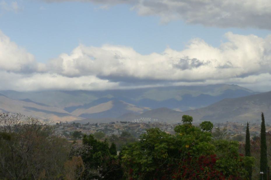 Mexiko: Blick von der Terrasse