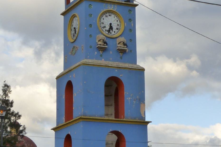 Mexiko: Ein Wahrzeichen ist auch der Kirchturm