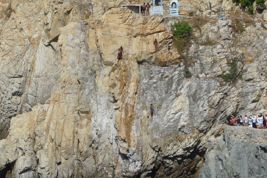 Mexiko: Blick auf den Felsen