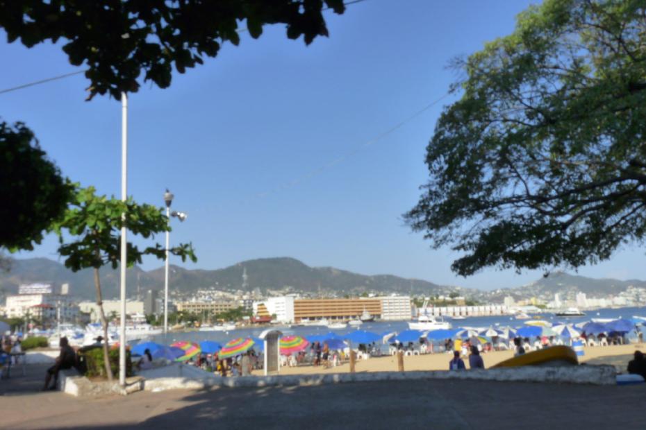 Mexiko: Strand von Acapulco