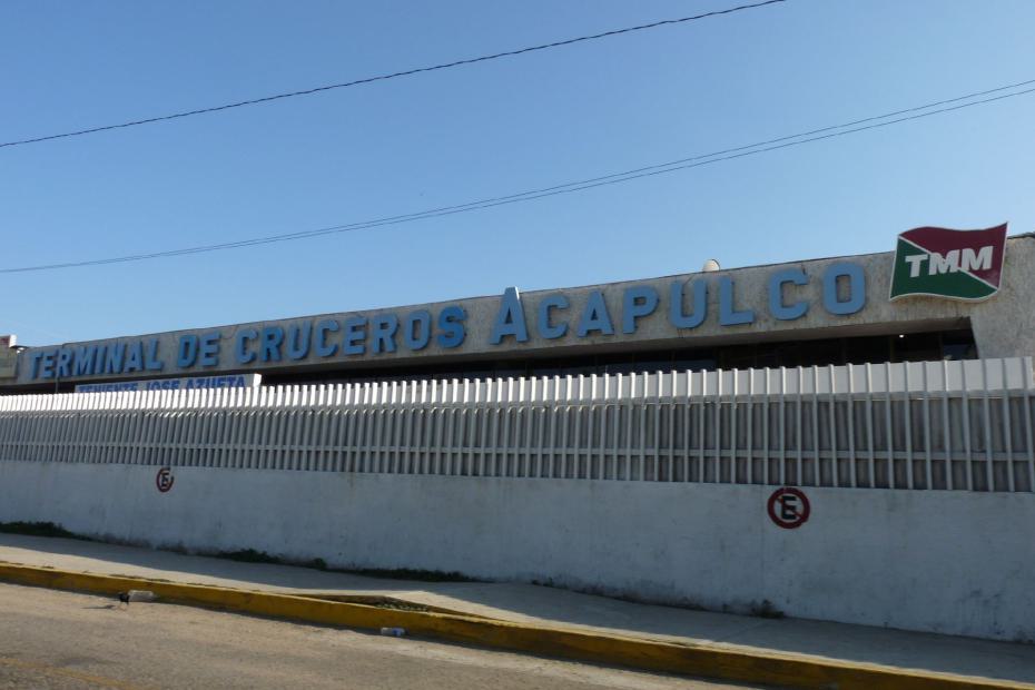 Mexiko: Kreuzfahrtterminal am Hafen von Acapulco