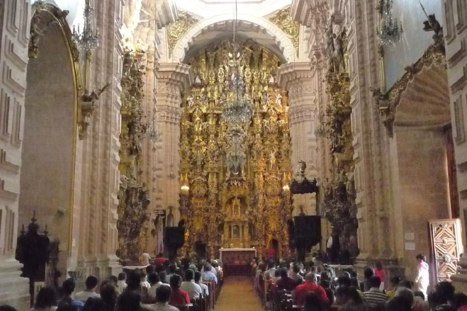 Mexiko: Der Chor von Santa Prisca in Taxco