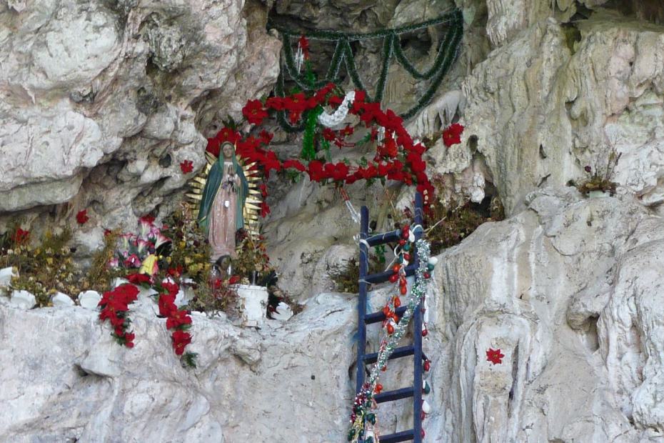 Mexiko: Detailansicht der kleinen Kappelle