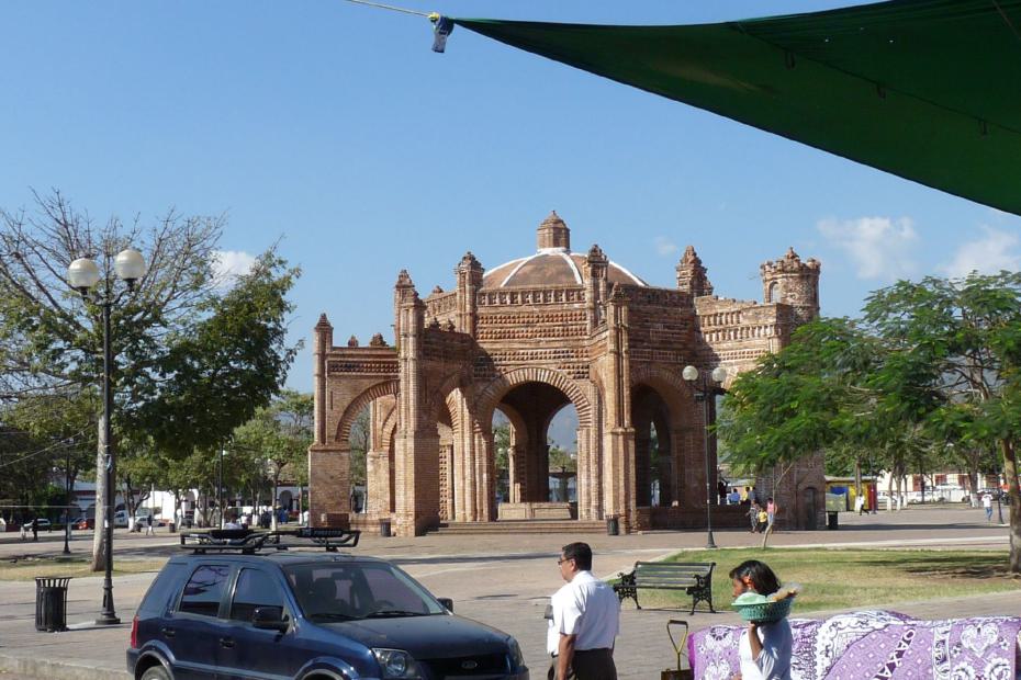 Mexiko: Der Zocalo in Chiapa de Corso