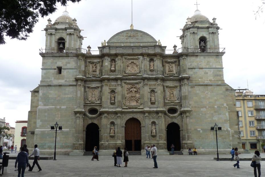 Mexiko: Die Kathedrale von Oaxaca de Juarez