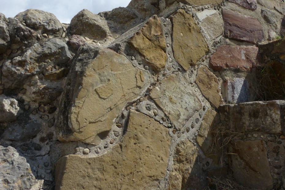 Mexiko: Detailansicht des Mauerwerks