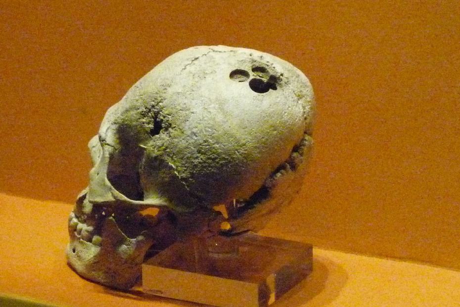 Mexiko: Schädel im Museum