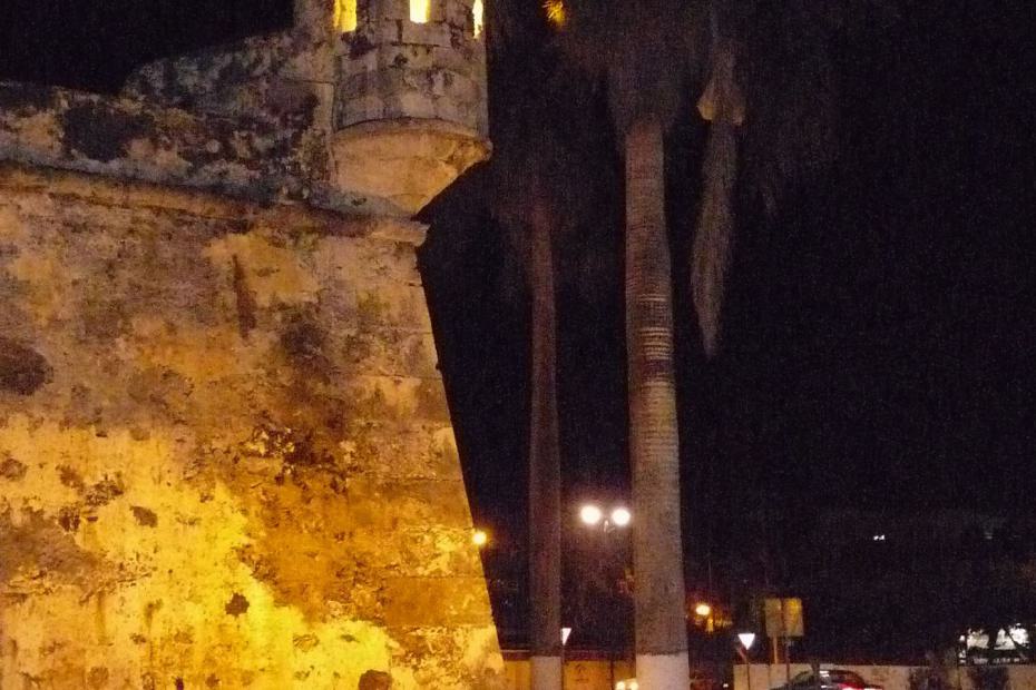 Mexiko: Vierungsturm der Stadtmauer von Campeche
