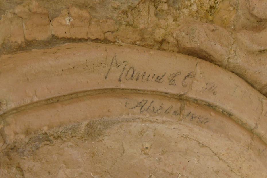 Mexiko: Historisches Graffiti im Palast