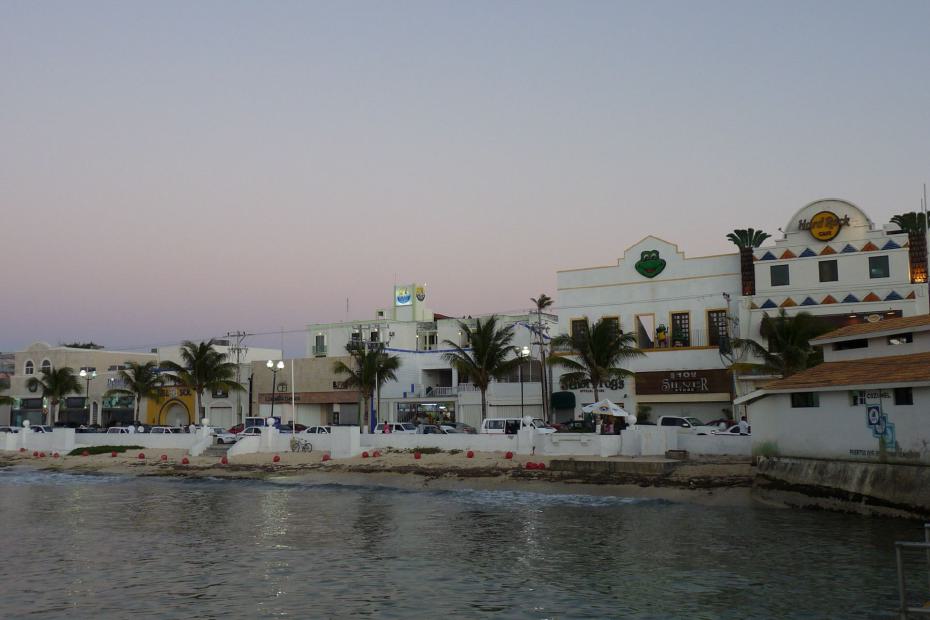 Mexiko: Strand von San Miguel de Cozumel