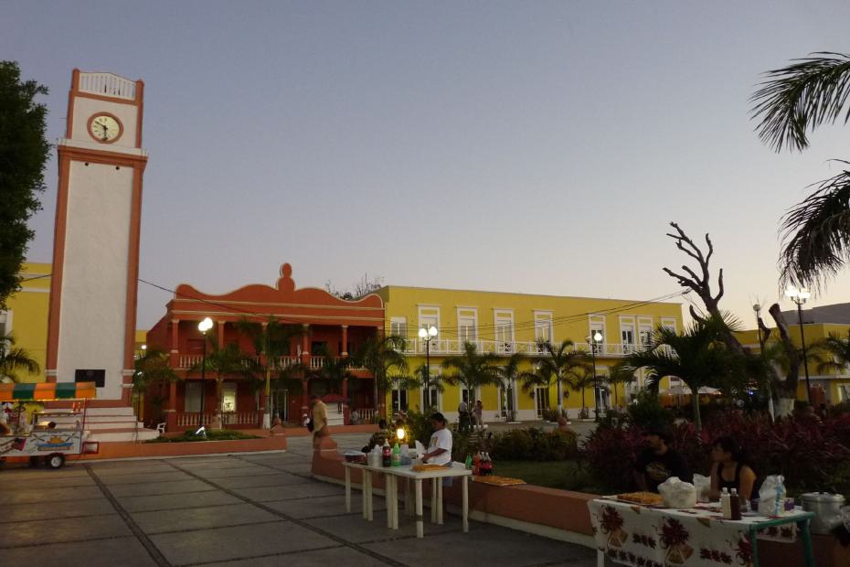 Mexiko: Der Zocalo von San Miguel de Cozumel