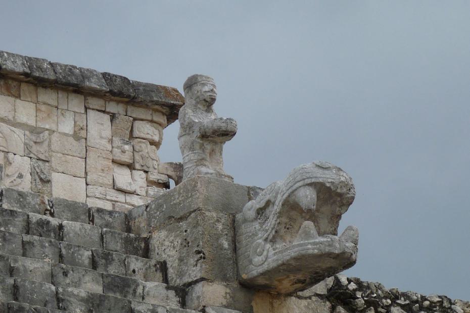 Mexiko: Detail an der Fassade