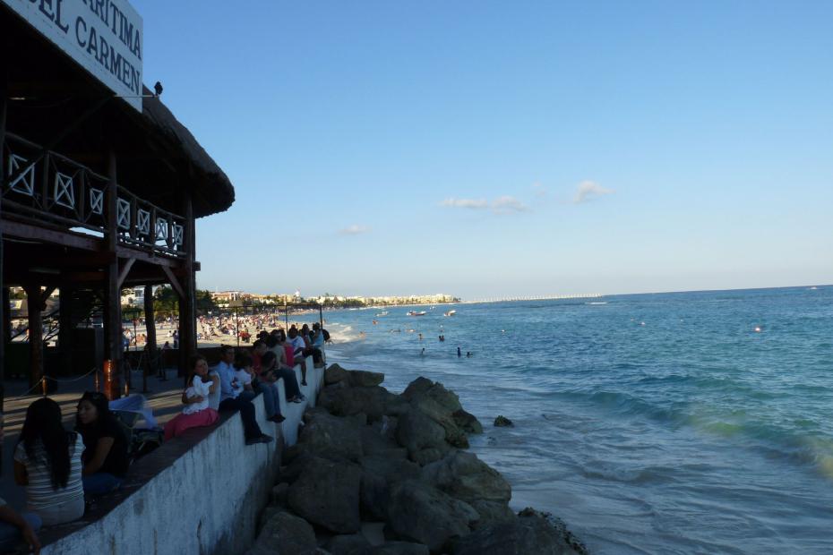 Mexiko: Der Strand von Playa del Carmen