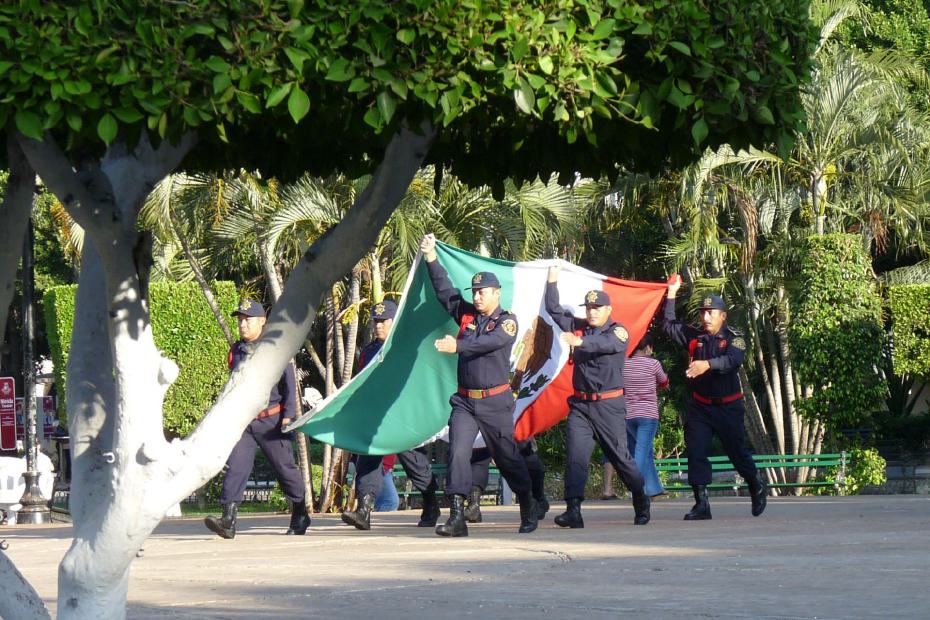 Mexiko: Die mexikanische Flagge