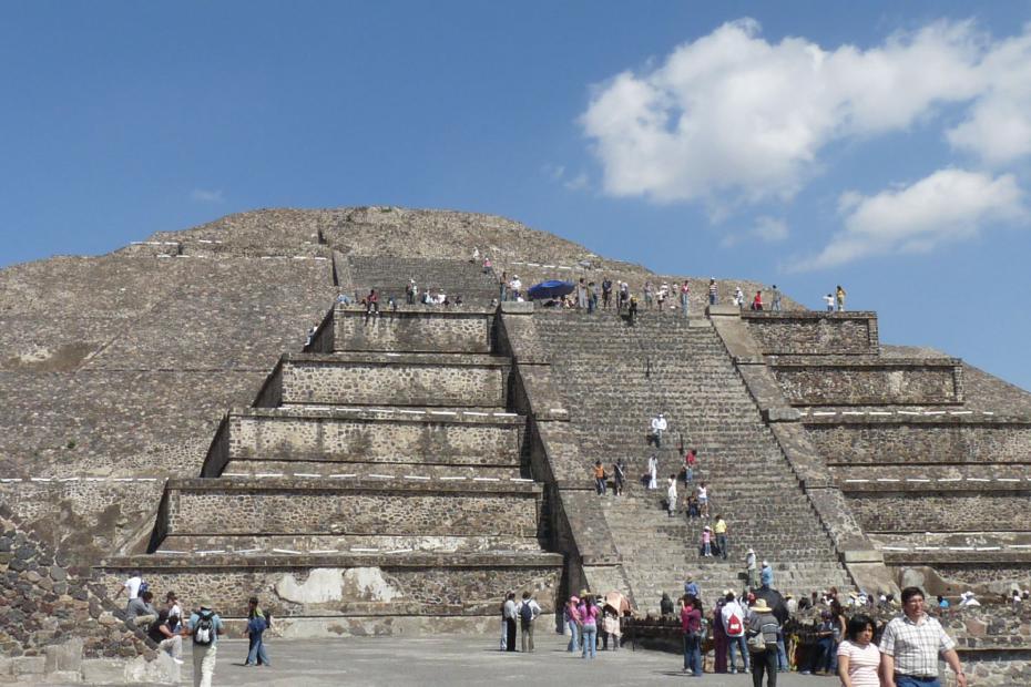 Mexiko: Die Mondpyramide von Teotihuacan